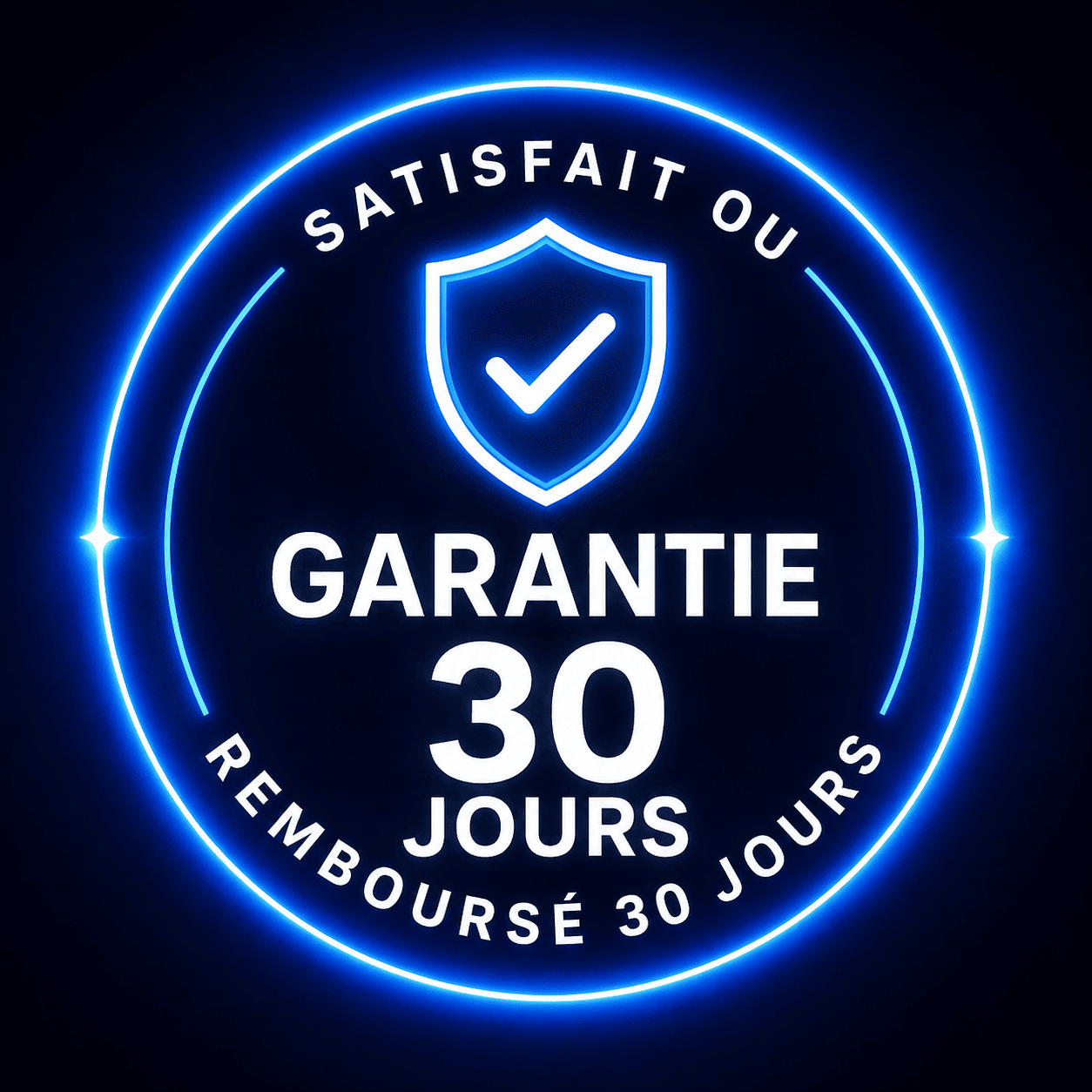 Garantie satisfait ou remboursé 30 jours